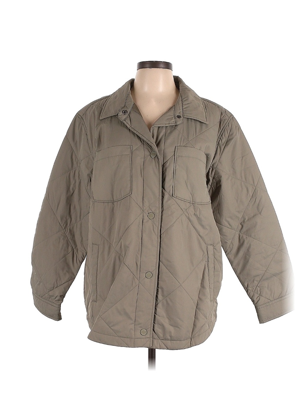 Oversized Quilted Puffer Shacket